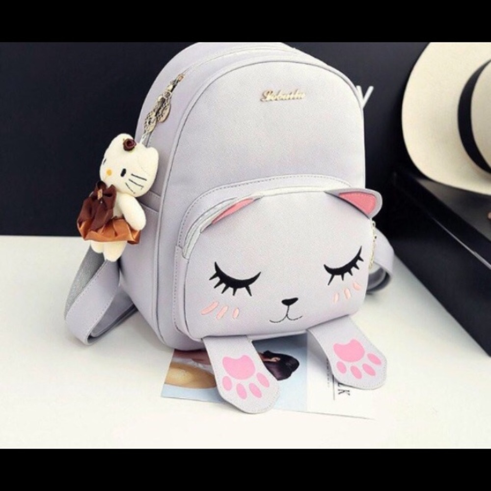 Kawaii cat kitty backpack bag harajuku lolita